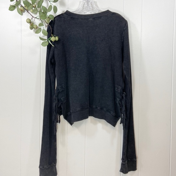 FP One Free People Cropped Thermal Interlaken Top - Picture 5 of 8